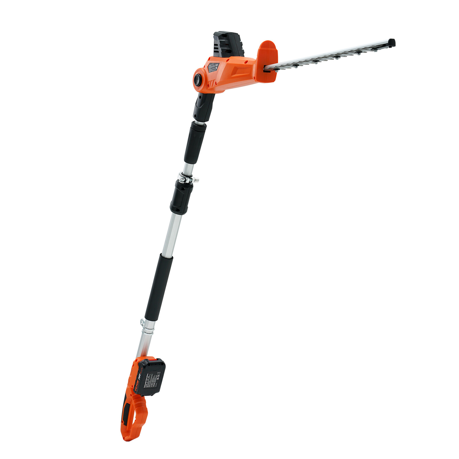 VEVOR 20V Cordless Hedge Trimmer Telescoping Pole Hedge Trimmer 18 inch Blade