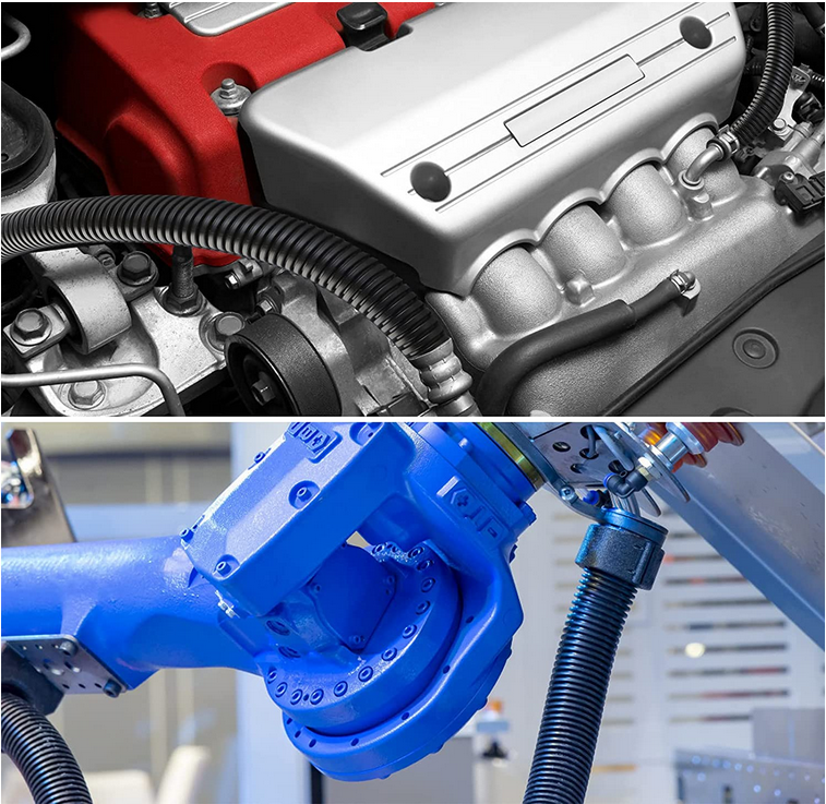 Split Wire Loom Conduit Tube For Automotive/Home Wire Protector Harness Wrap Lot