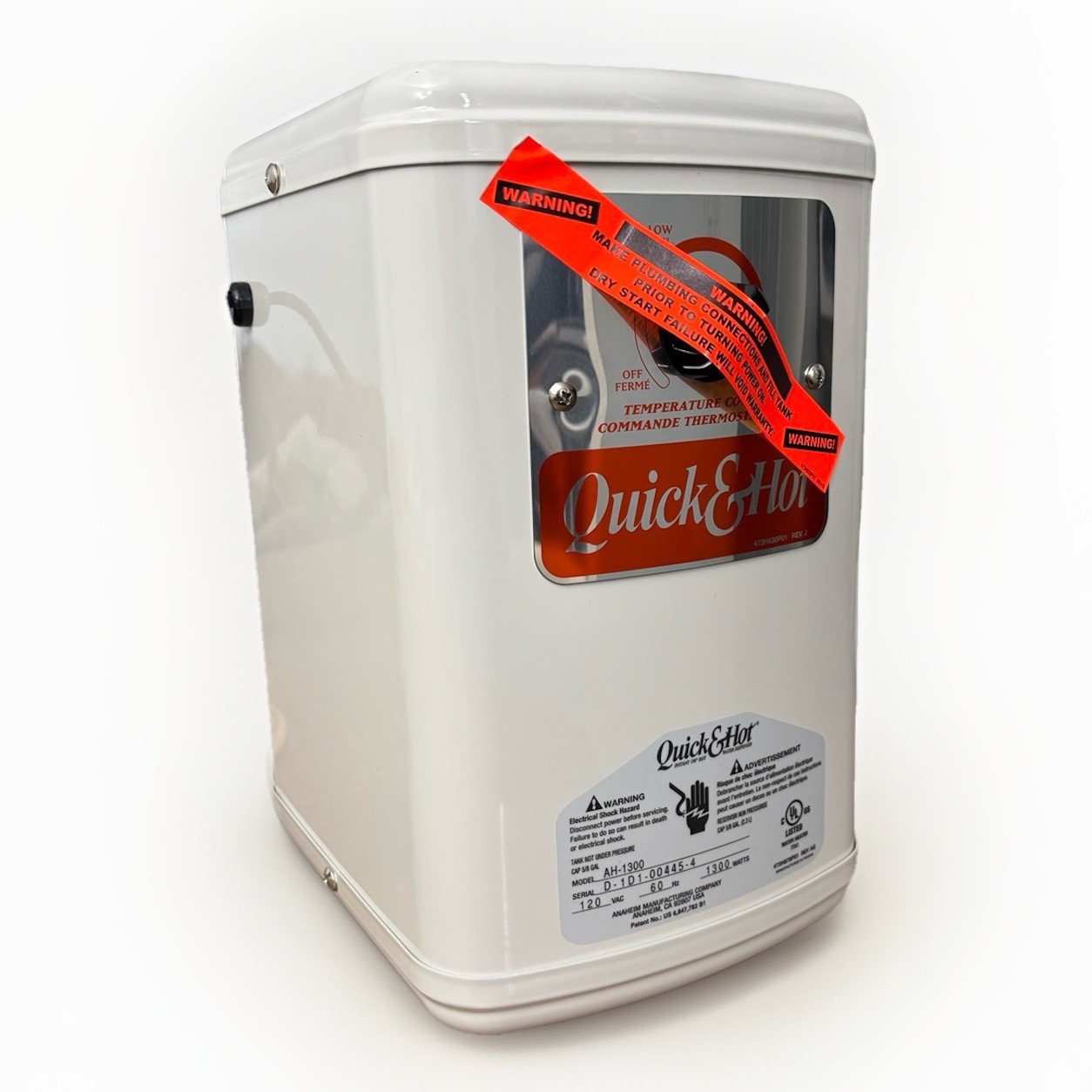 Anaheim AH-1300 Quick & Hot Instant Hot Water Tank Dispenser  1300 Watt Open Box