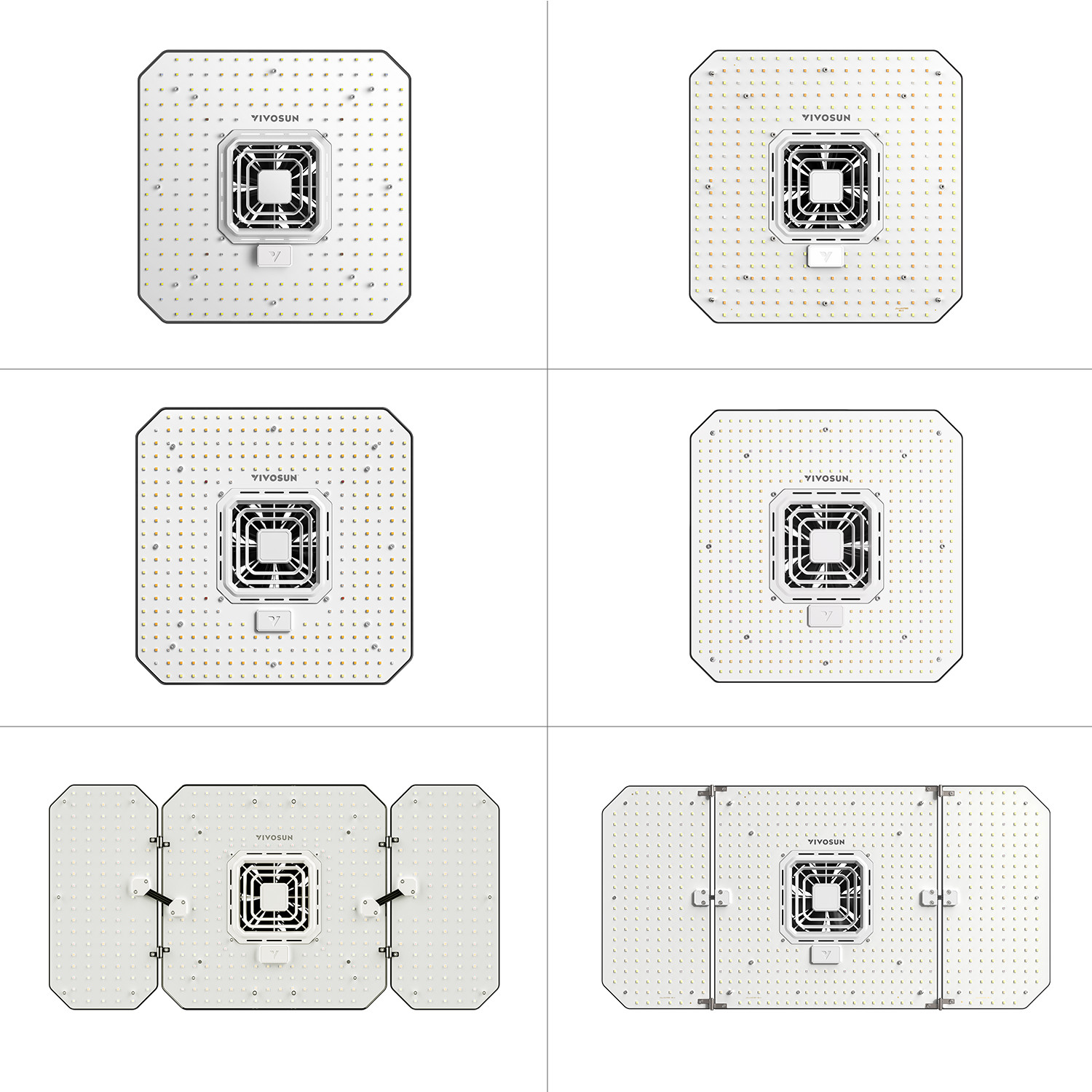 VIVOSUN AeroLight A100/A100SE/AW200/AW200SE/A150/A150SE Led Grow Light W/ Fan