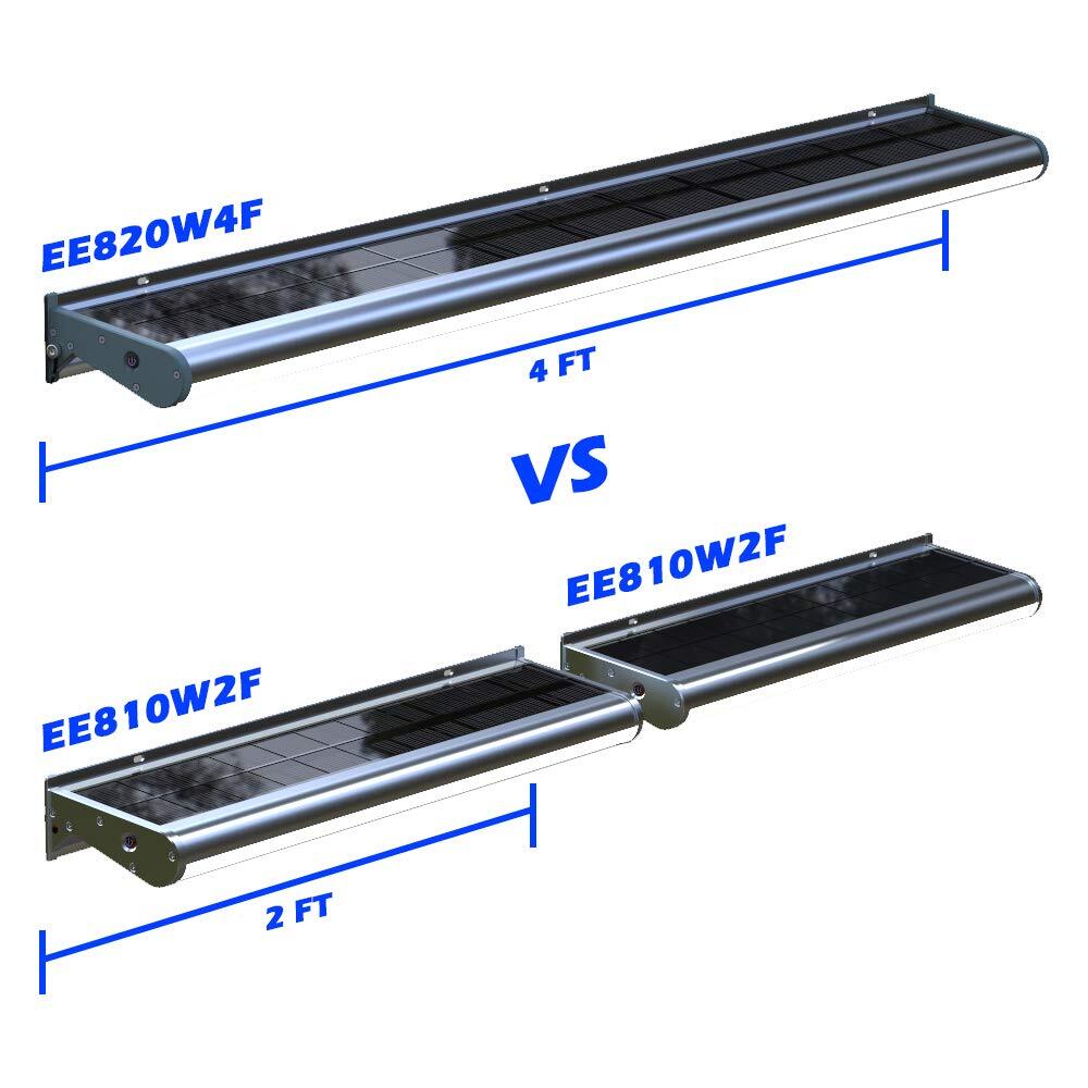 EE820W4F Solar Aluminum All-Night-On Wall Flood Billboard Sign Ad LED Light