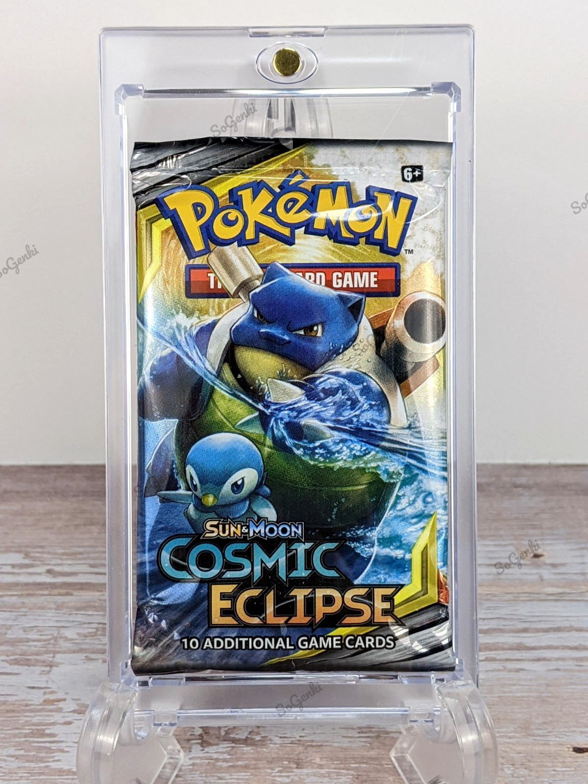 Pokemon MTG TCG Lot of 4 Booster Pack Magnetic Holder Protector Case