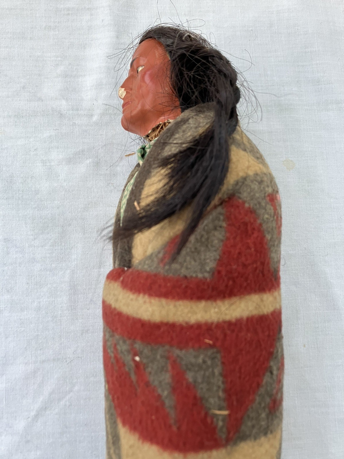 Vintage Skookum Male Native American Doll - 13 Inches Tall