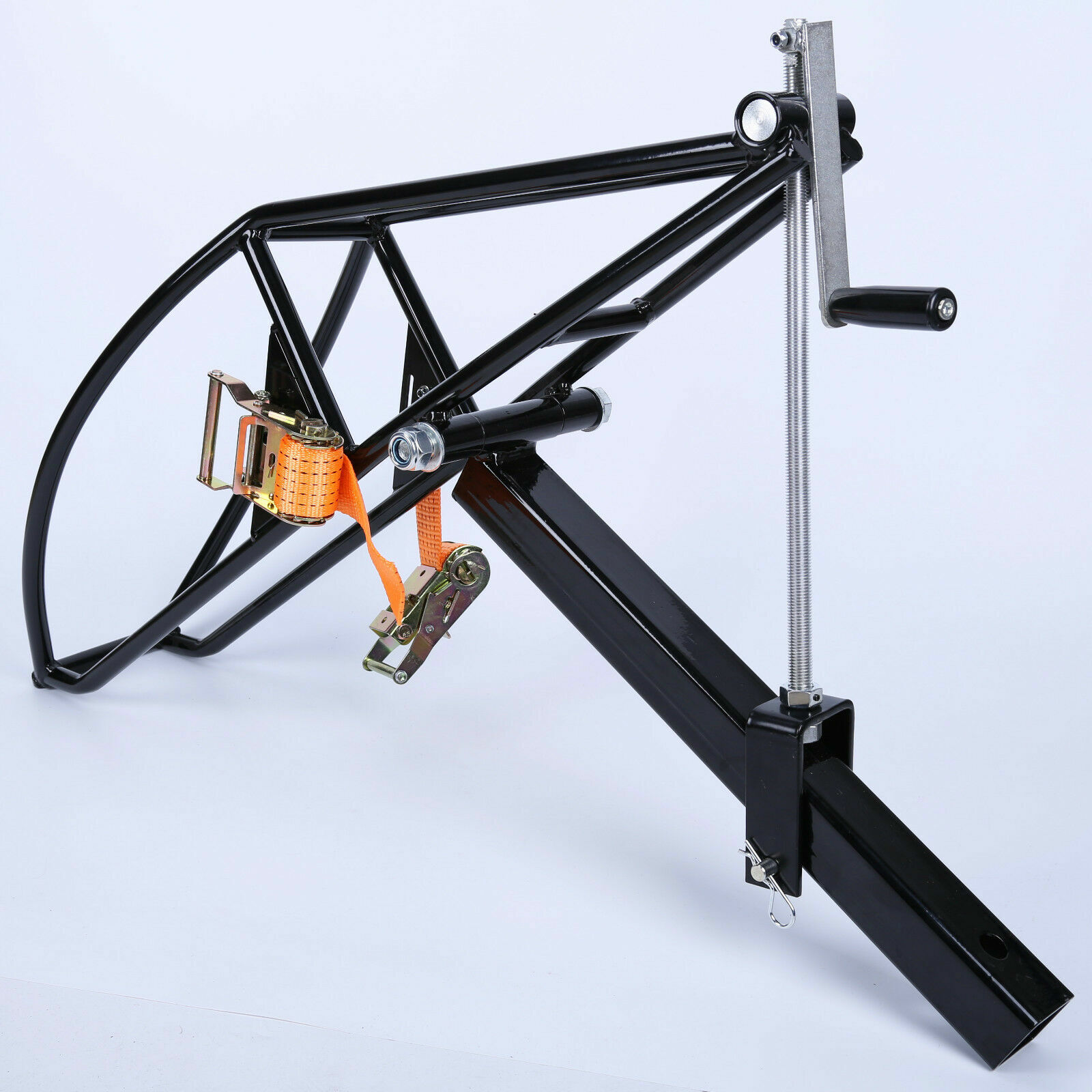 Motorcycle Scooter Dirt Bike Carrier Hauler Hitch Mount Bike Rack 1000lb W/Strap