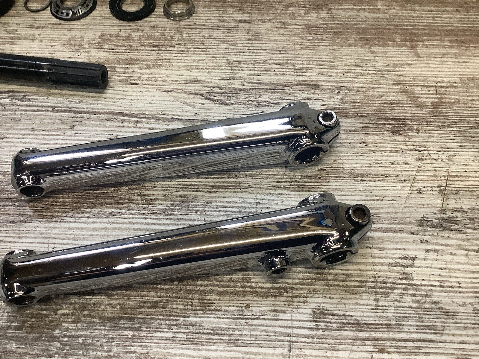 Gt Racing Chromoly Crank Set 180mm Mid School Race Dyno