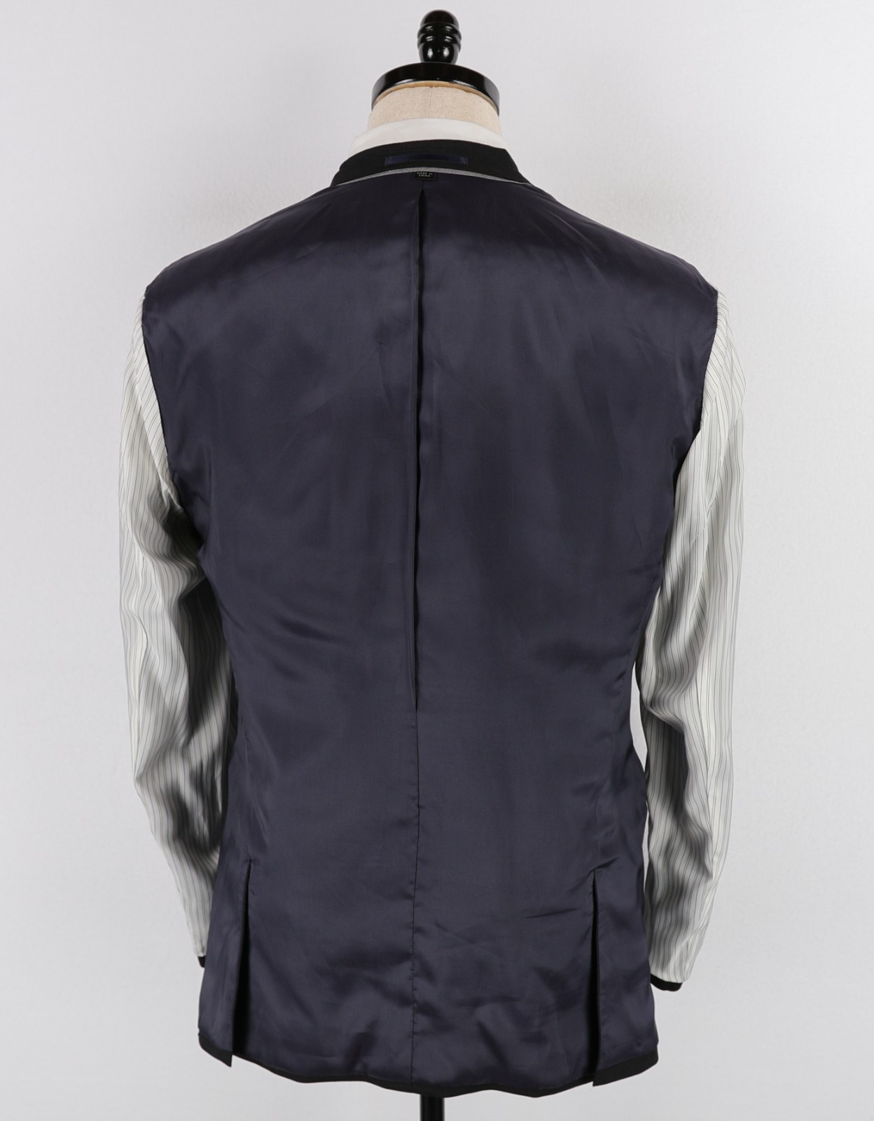 J Crew Ludlow Slim Suit Jacket Stretch Four-Season Wool Size 40S Black Blazer