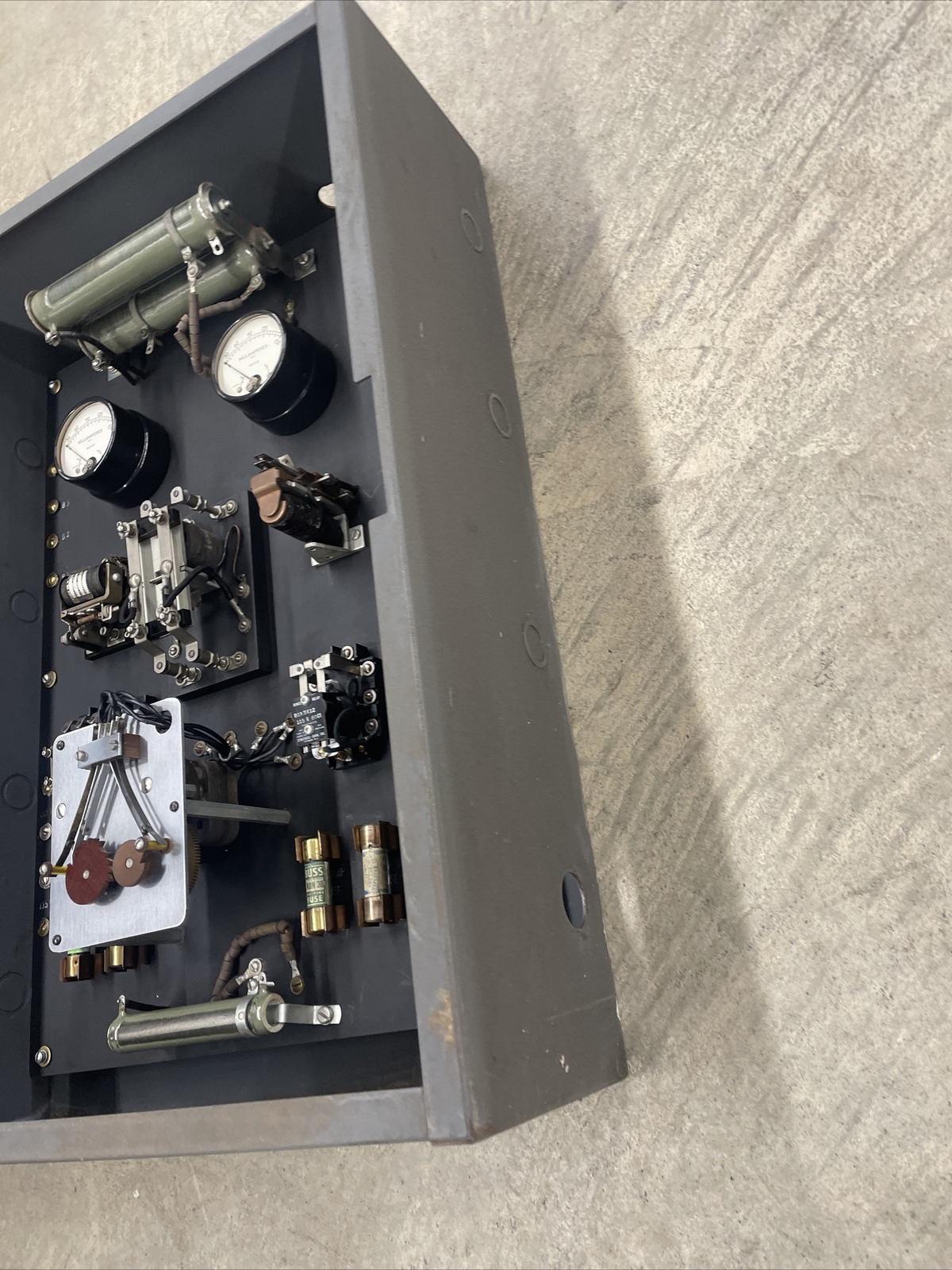 Vintage Retro Fire Alarm Signal Panel 4206 IBM Slate Back CLEAN! VERY RARE!