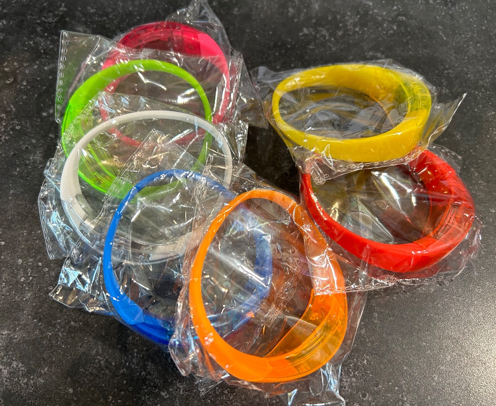 BANGLE BRACELET FLASH GLOW BAND LIGHT-UP EL LED MOTION SOUND ACTIVATED WRISTBAND