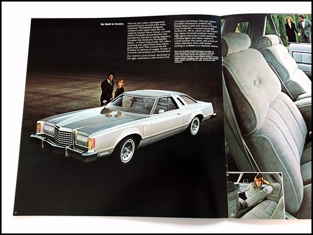 1977 Ford Thunderbird 12-page Vintage Original Car Sales Brochure Catalog