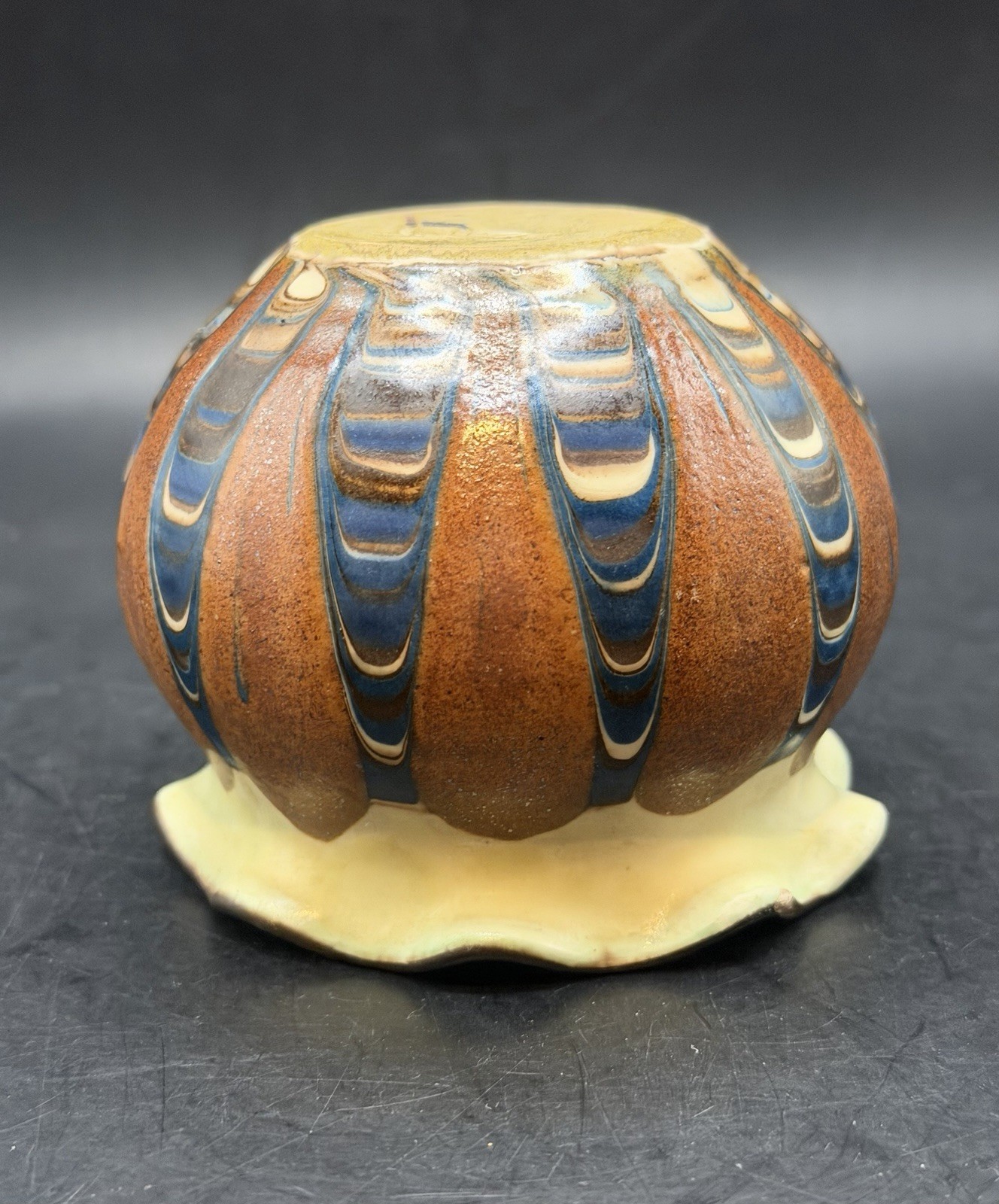 Antique VTG RARE Herman August Kähler Signed Pottery Denmark Art Nouveau Vase