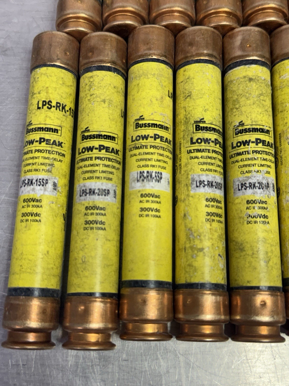 Bussmann LPS-RK Fuse Lot 23 Low-Peak RK1 600V 5SP 15SP 20SP Mixed