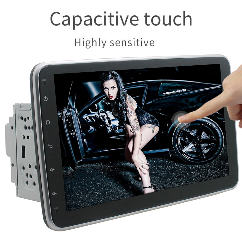 10 Inch Double 2 Din Car Stereo Radio Android GPS Wifi Touch Screen FM Player