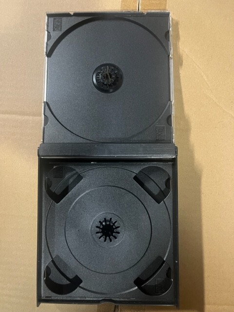 5 PCS New 24MM Multi-4 Quad CD Jewel Case  with Black Tray-PSC71, Free Shipping