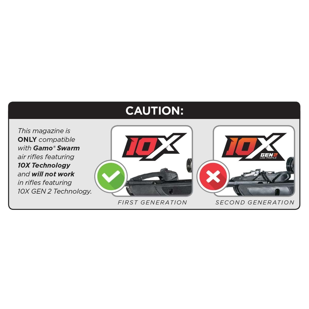 Gamo Swarm Whisper Multishot .22 Caliber Break Barrel Air Rifle (Refurbished)