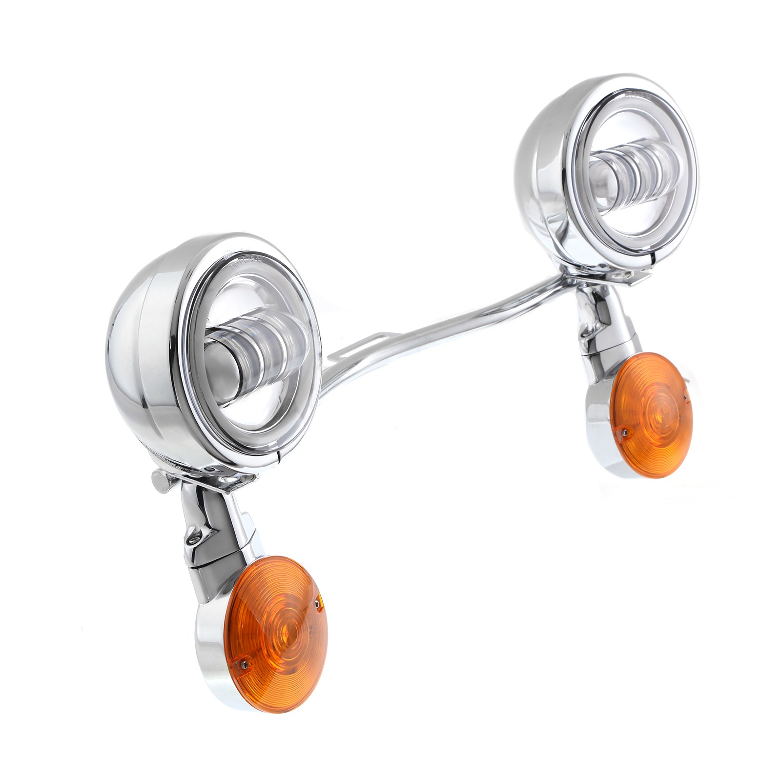 7" LED Headlight + Passing Lights Bar For Honda VTX1300C VTX1800C VTX 1800 N