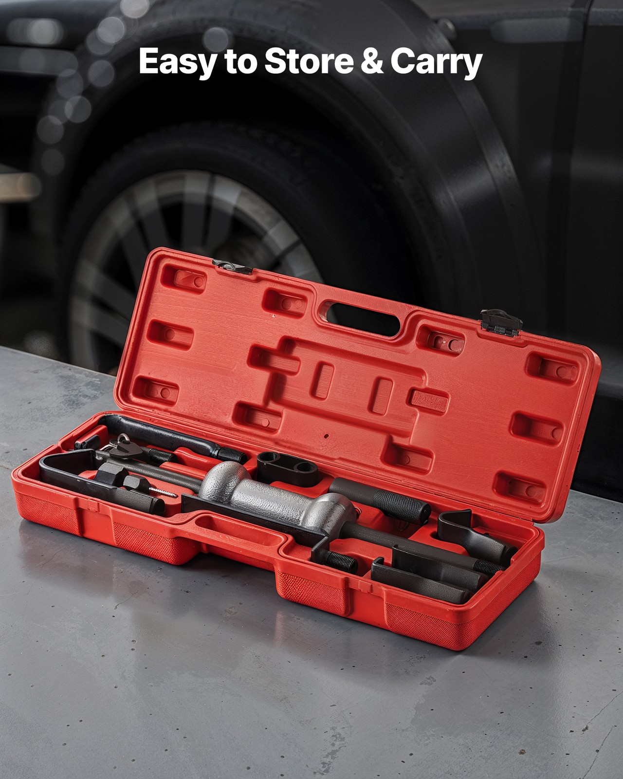 VEVOR Dent Puller Kit Slide Hammer Dent Puller 10 lbs Auto Body Dent Repair Set