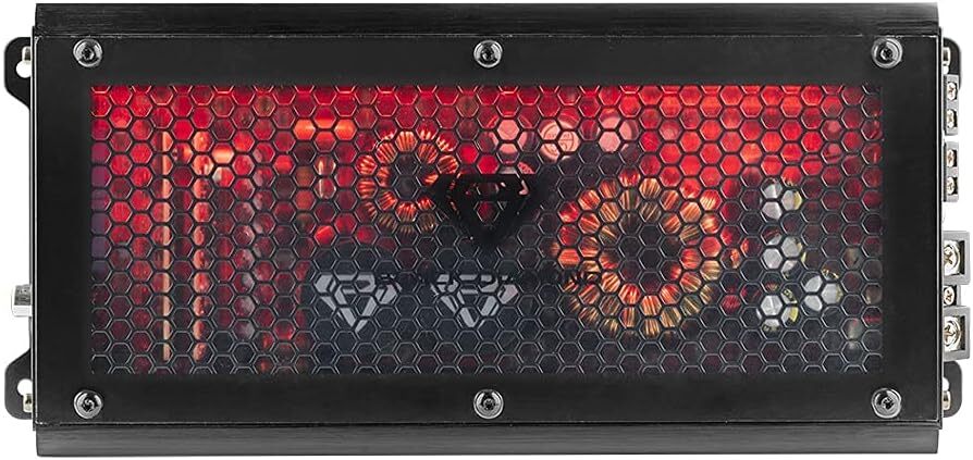 Black Diamond Amplifier 1-Ch Monoblock Class D 3000W Peak Acrylic Window DIA-K1X