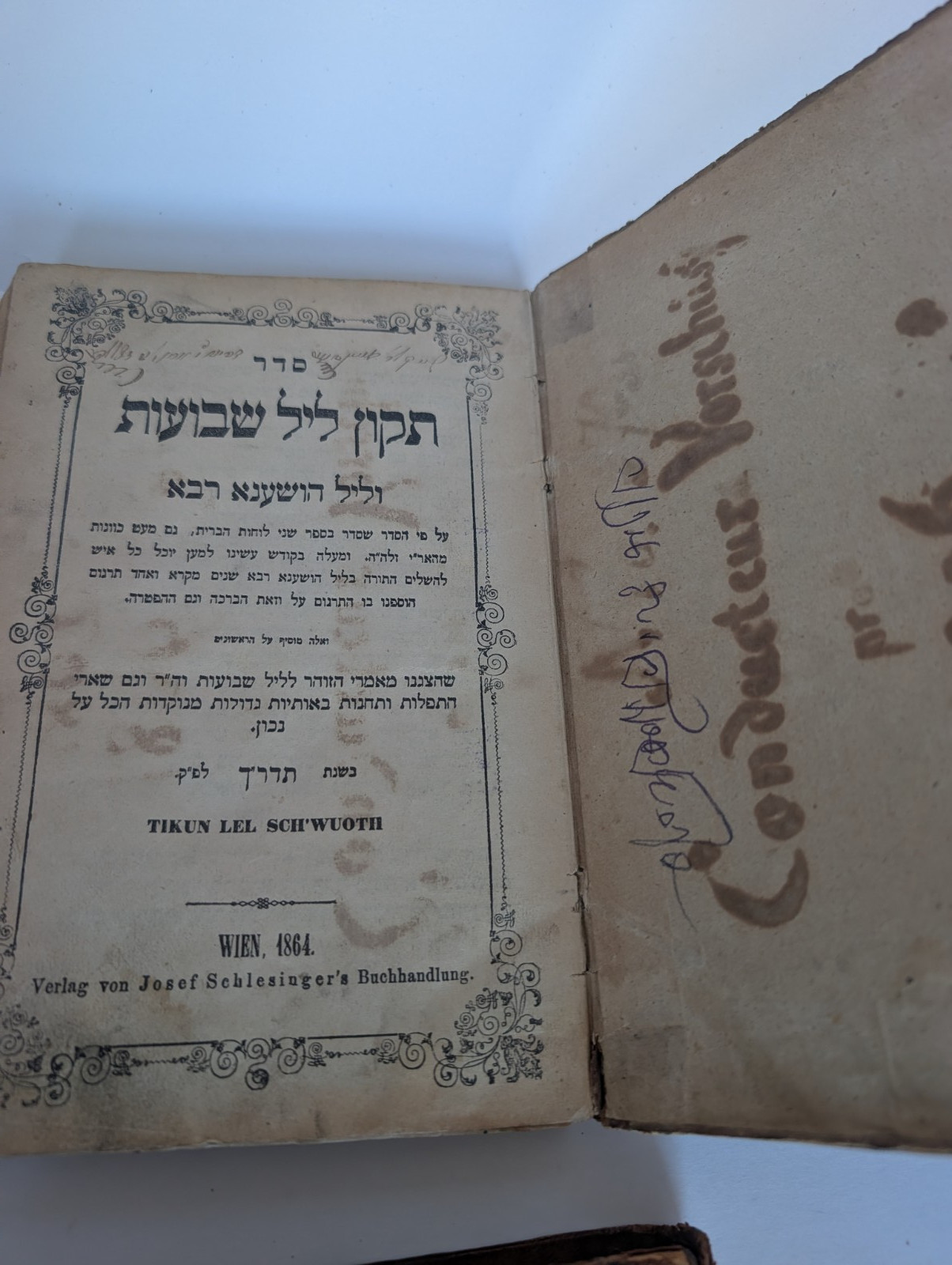 Antique Hebrew Judaica Book Lot Vienna Petrokov 19th C Prayer Books
