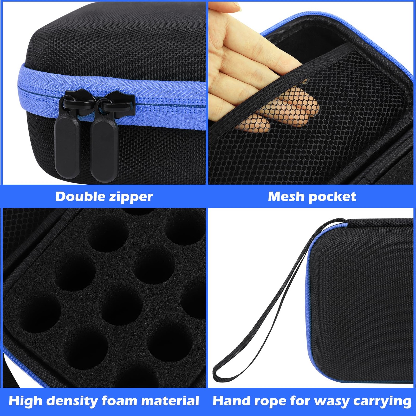 Insulin Fridge Holder Storage Case Peptide Vial 15 slots, purple