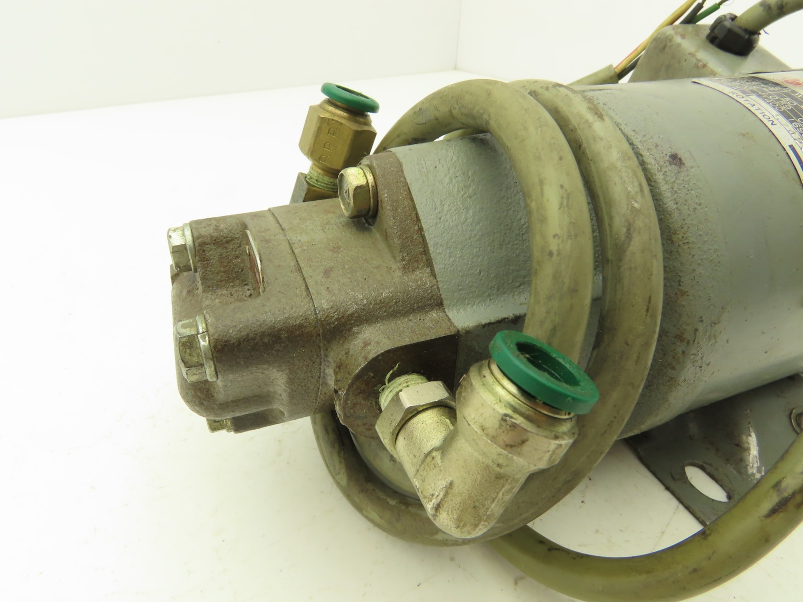 Nippon TOP-IME75-1 Trochoid Gerotor Hydraulic Pump Motor 4P 220V TOP-10-MA-VB