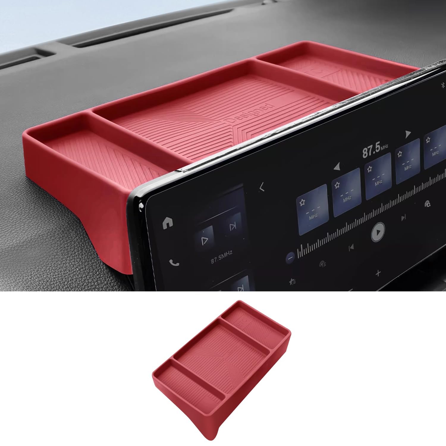 Dashboard Organizer for Toyota 2021-2026 RAV4 /RAV-4 / Wildlander, Silicone D...