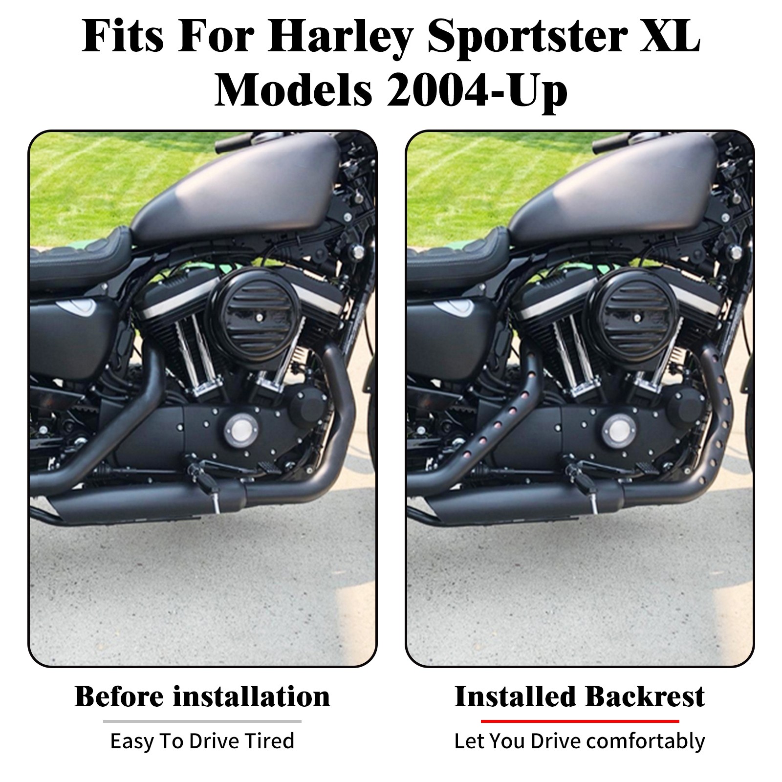 Exhaust Header Cover Pipe Heat Shields Black For Harley Sportster XL883 2004-up