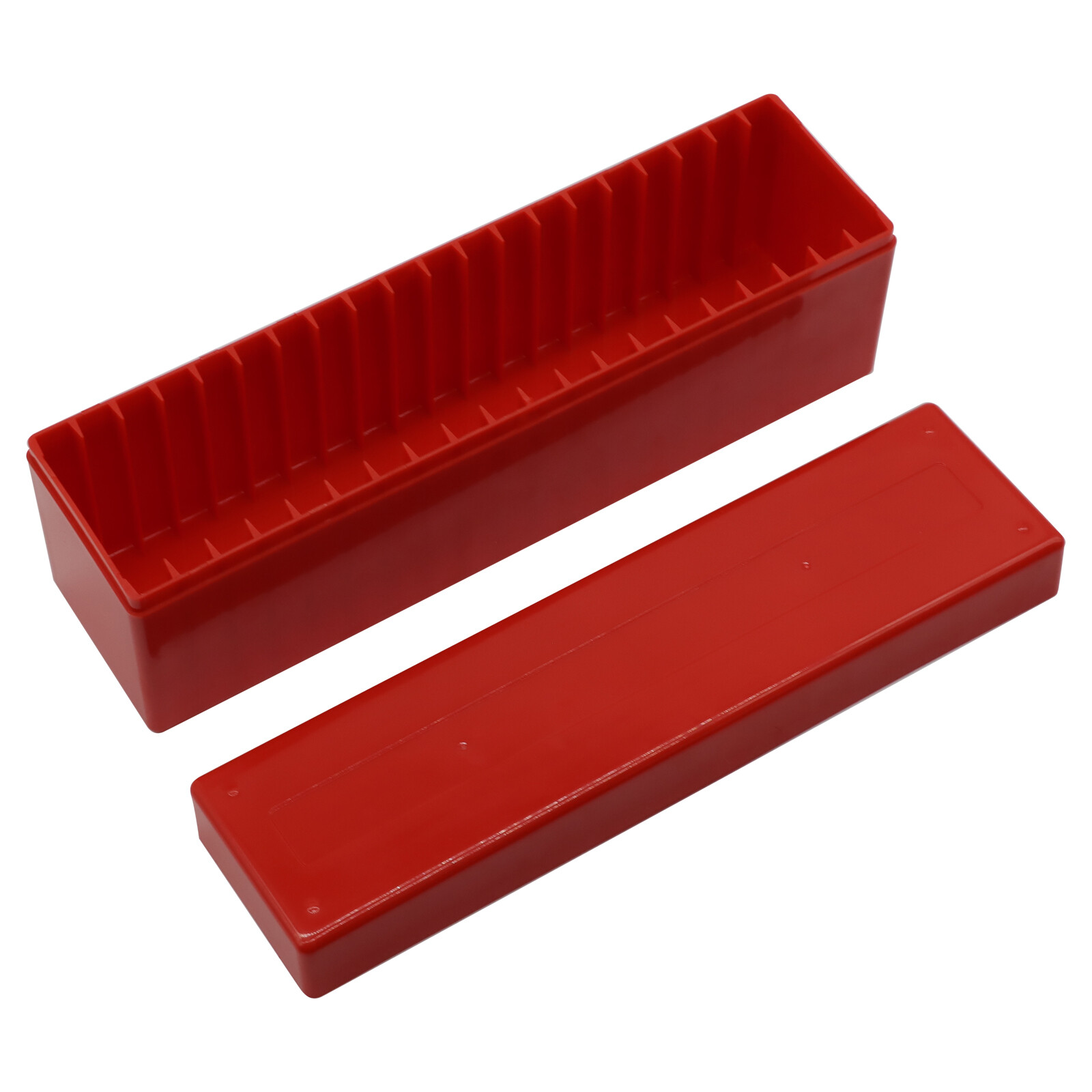 6Pack Storage Box Plastic Case for 20 Certified PCGS NGC Slabs Coin Holders RED
