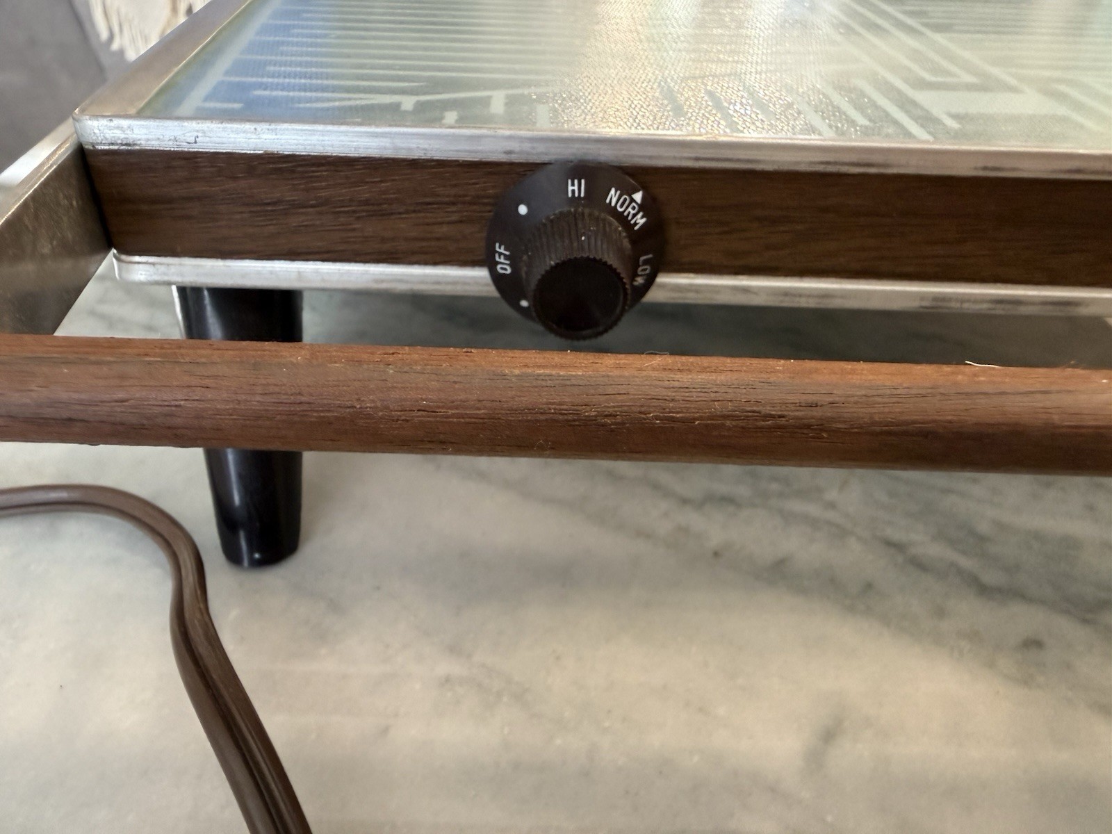 Salton Cosmopolitan Food Warmer Tray Mid Century Modern 1960s Vintage Tested