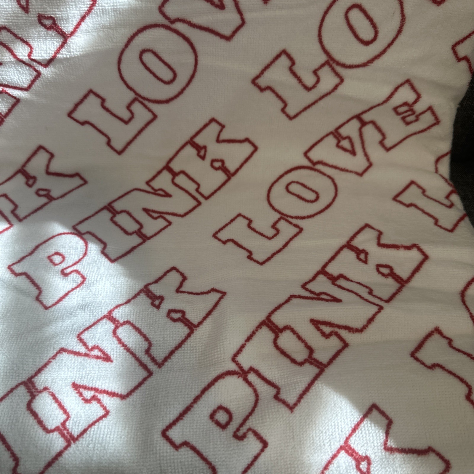 Victoria’s Secret PINK Love Pink Beach Towel - New With Tag