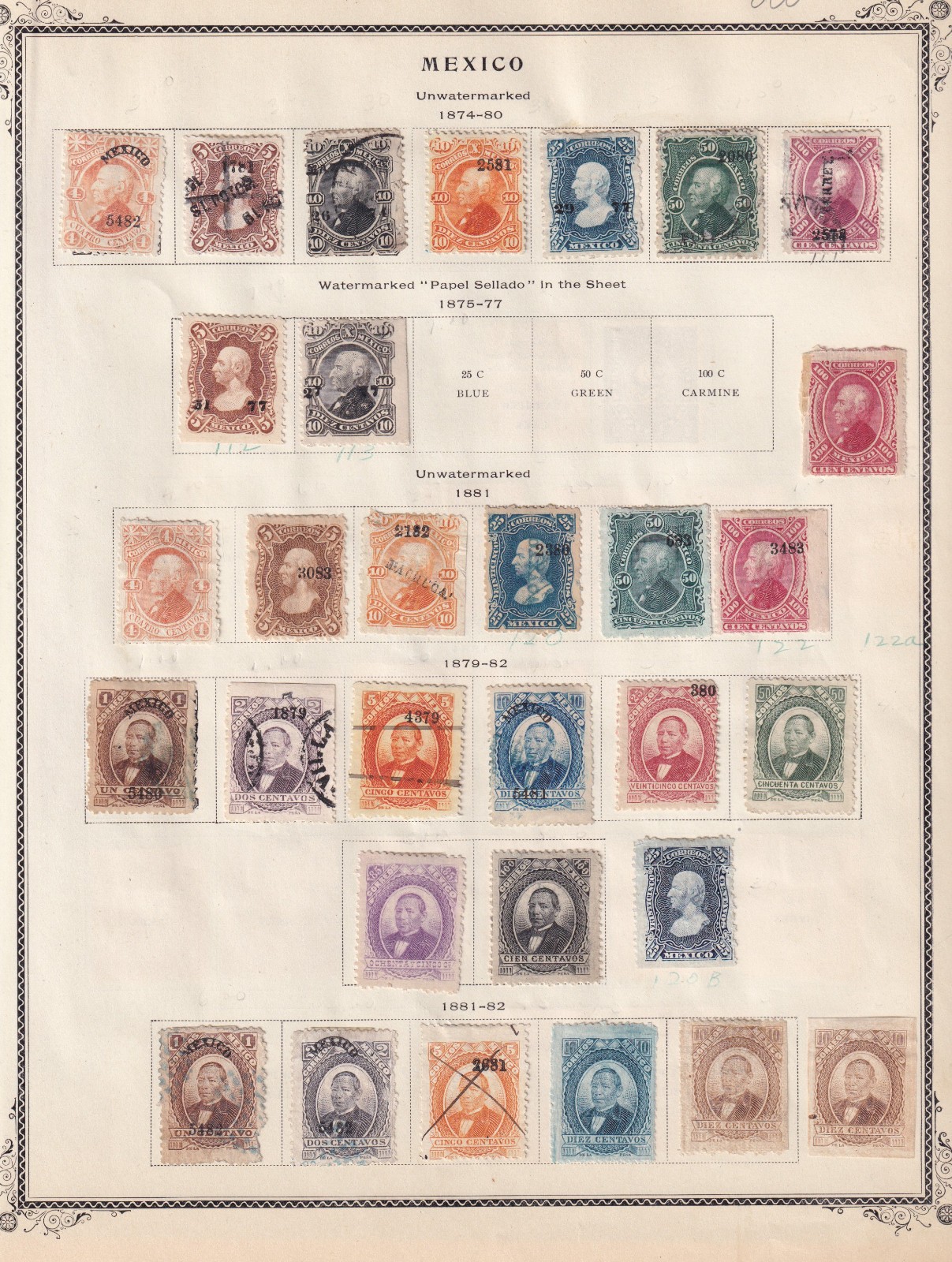 MEXICO - MINT AND USED COLLECTION ON ALBUM PAGES - DR. SCHULTZ ESTATE - Q198