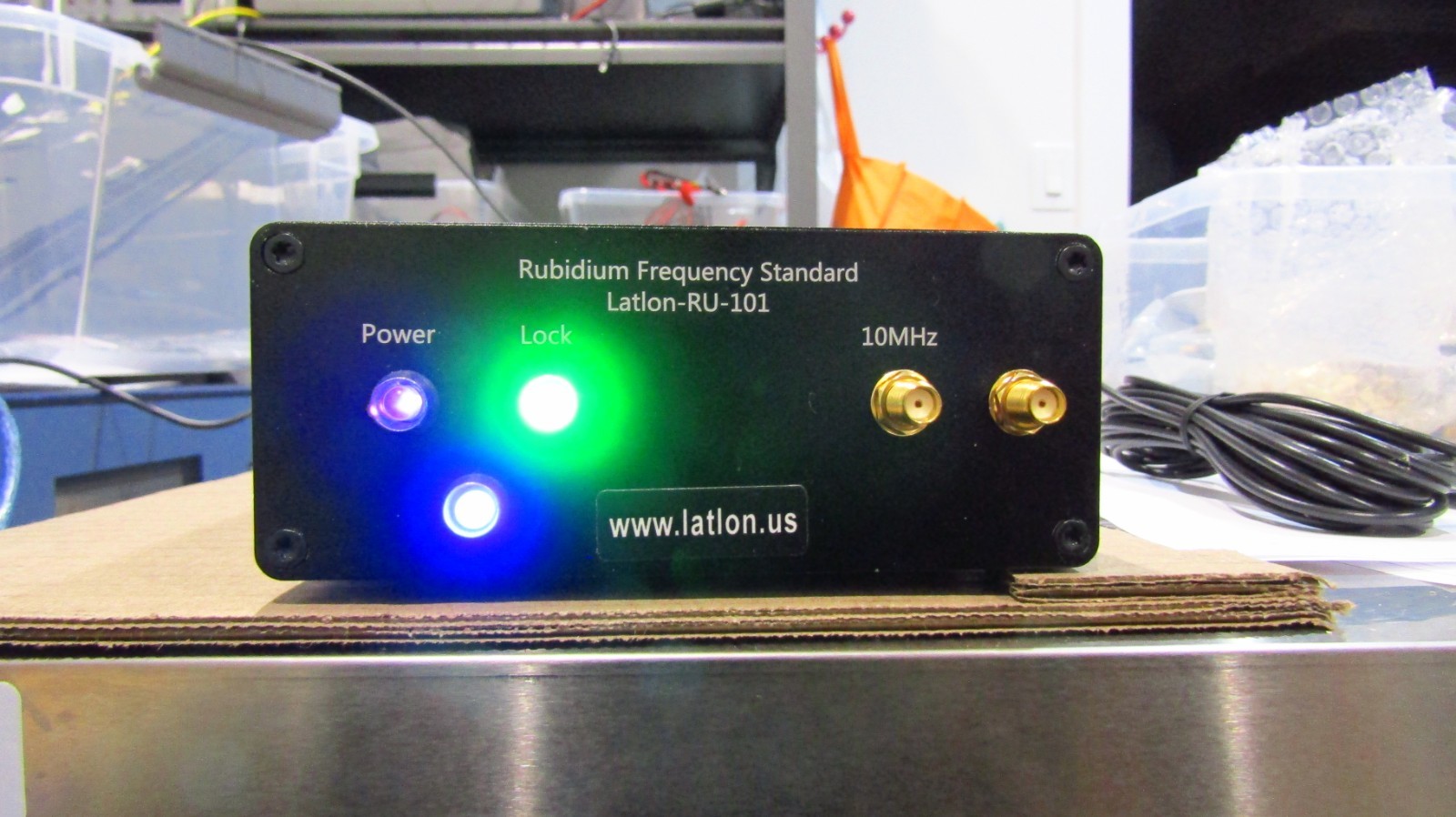 GPS disciplined Rubidium standard based on SPECTRATIME GRCLOK-1500