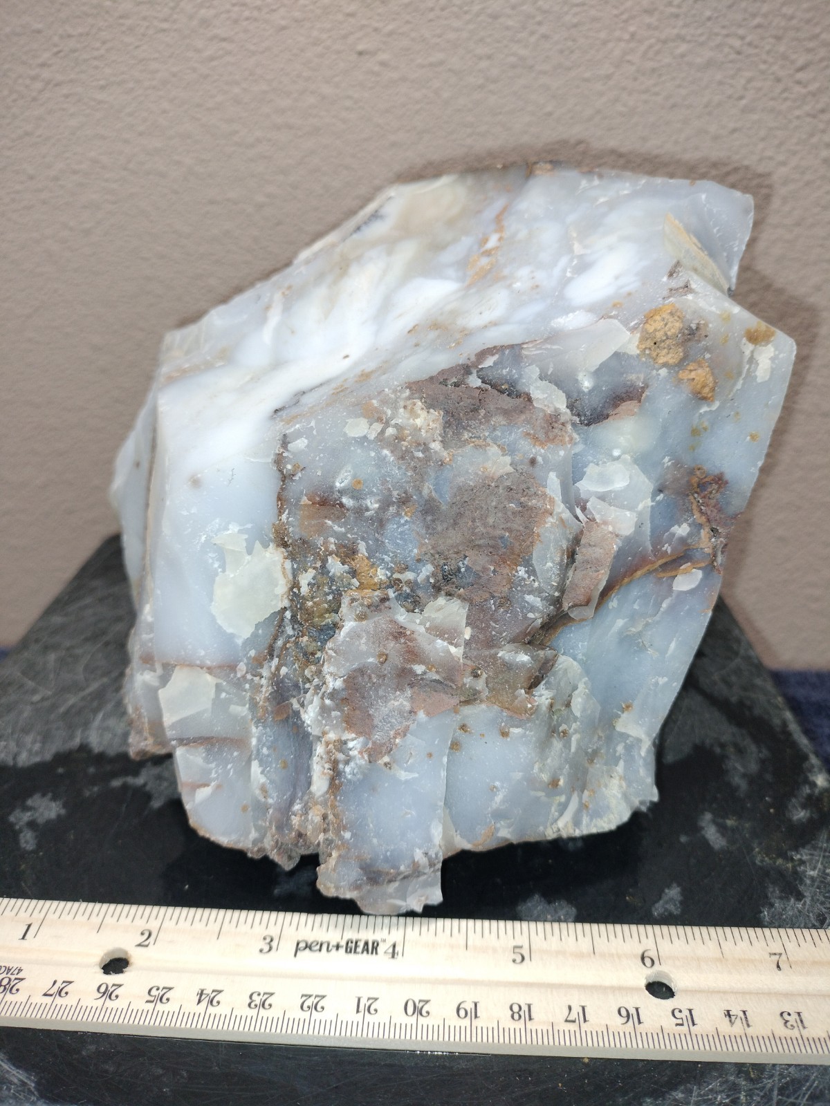 11.7LB UV Polka Dot Agate Rough From Ashwood, OR USA Cabochon/Slab Stock #25