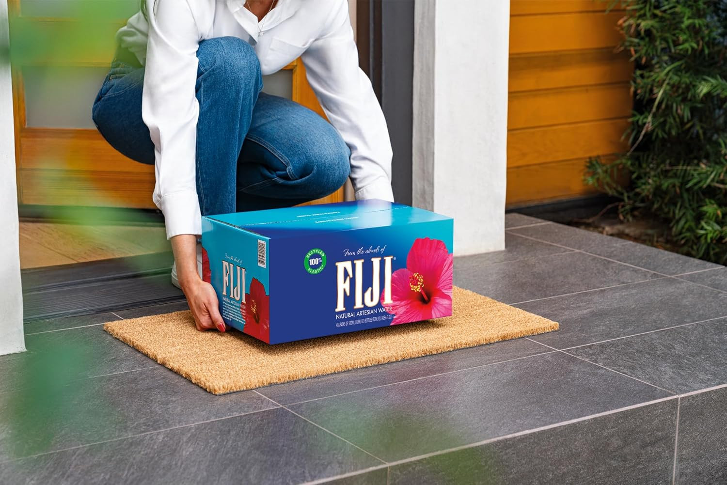 FIJI Natural Artesian Bottled Water 330Ml / 11.15 Fl Ounce (Pack of 24) - 100% N