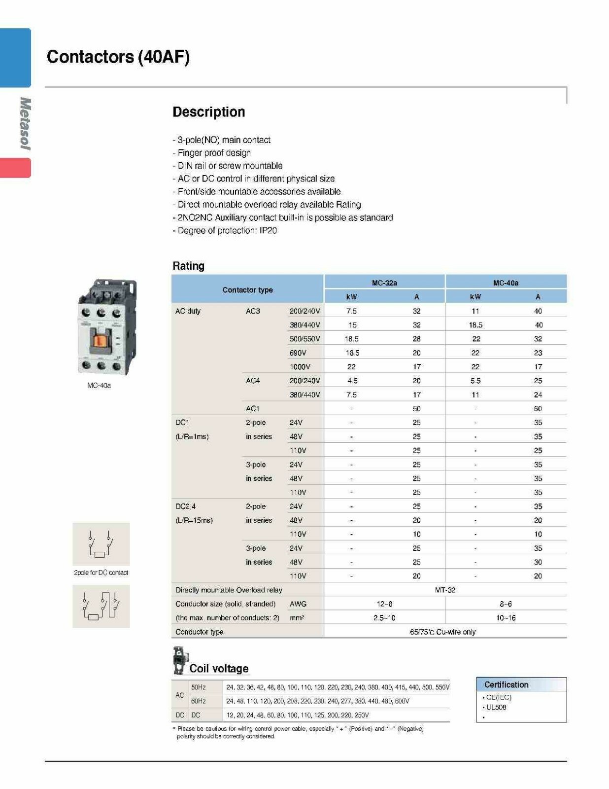 Motor Starter LSis 10 HP @ 230V 22-32 Amp Overload 120 Volt Coil Nema Size 1P