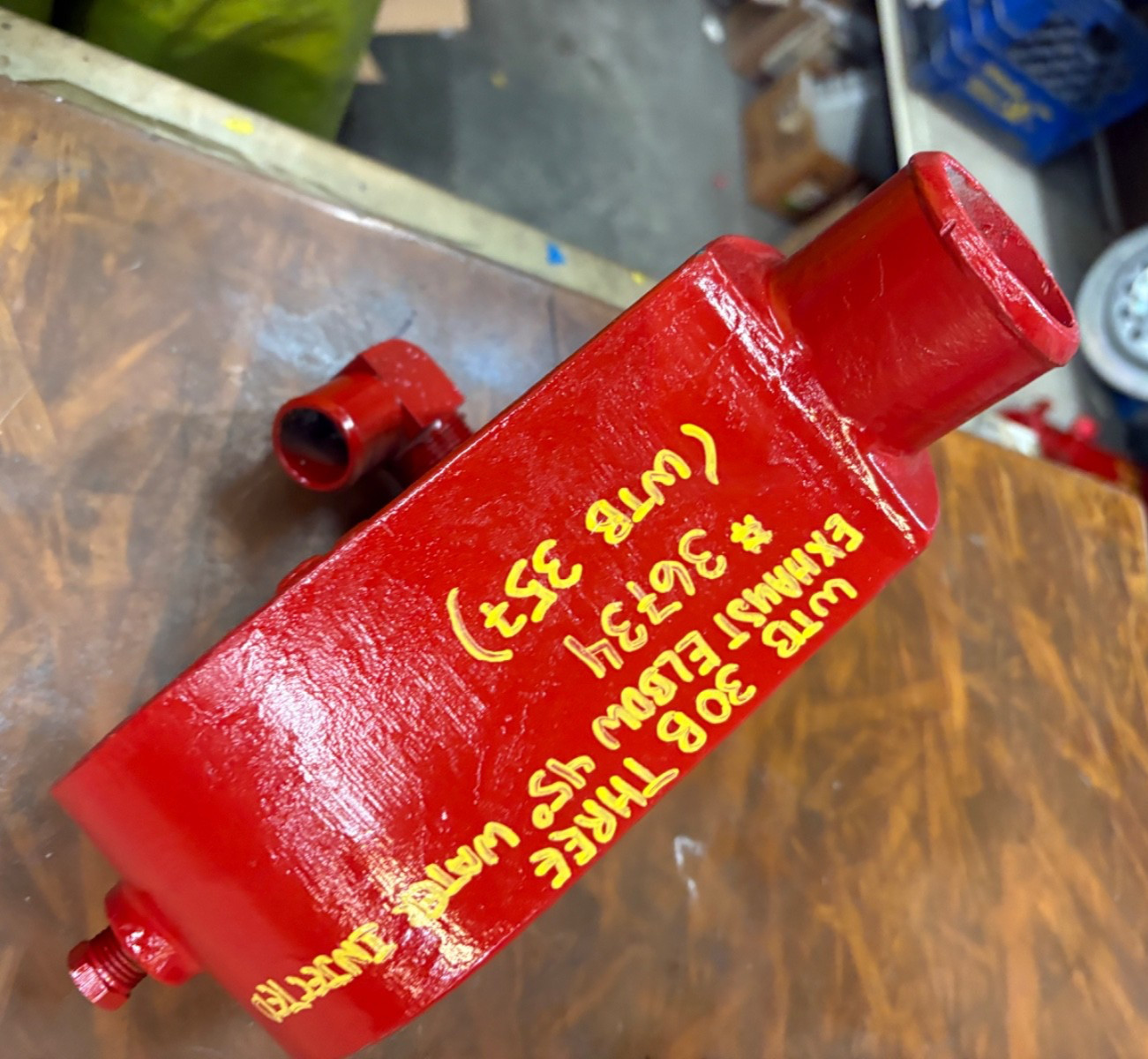 WESTERBEKE 30 B THREE MARINE EXHAUST ELBOW 45° WATER INJECTED #36734