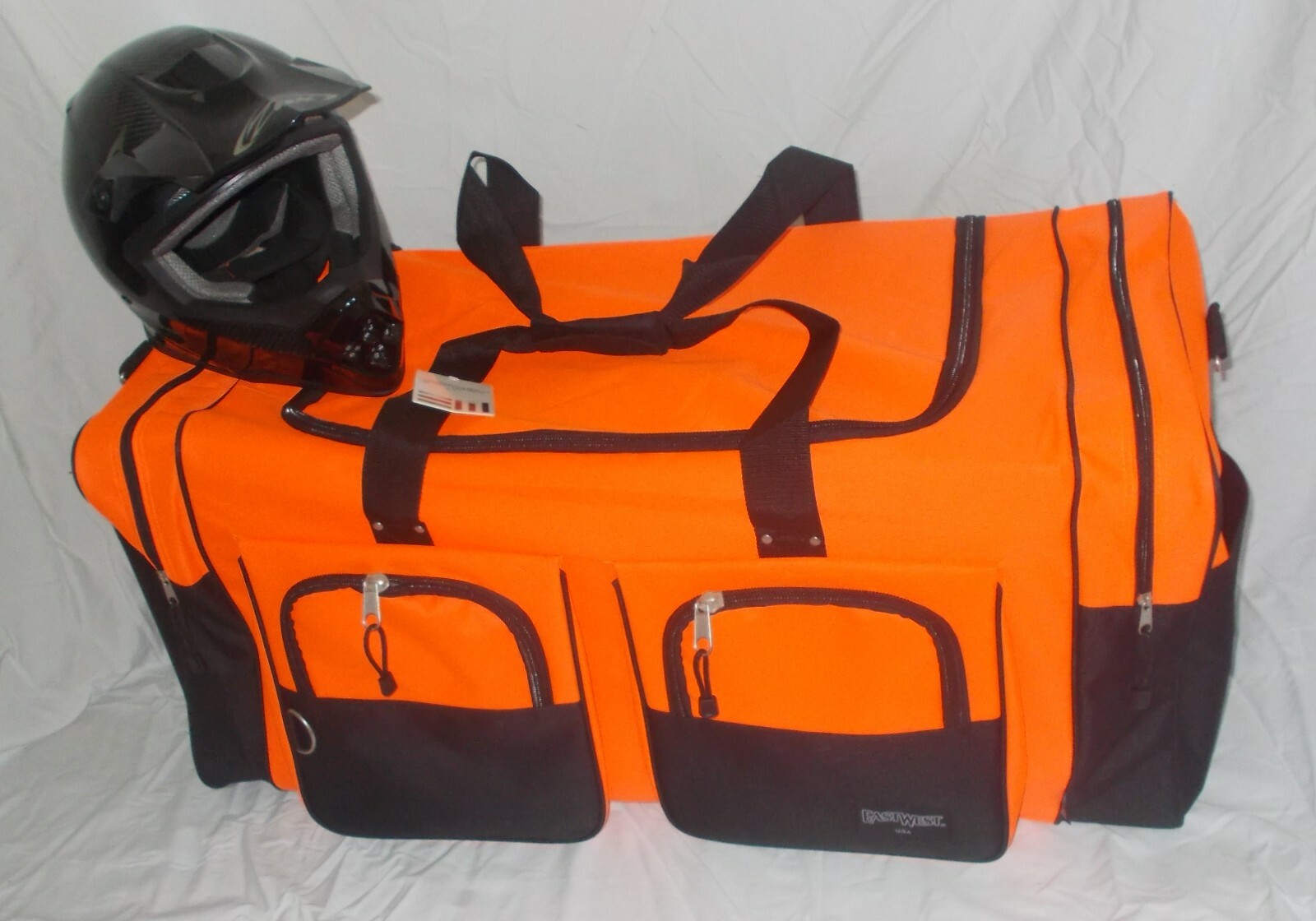 XL Motorcycle atv gear bag motocross off road dirt bike snowmobile KTM ORANGE