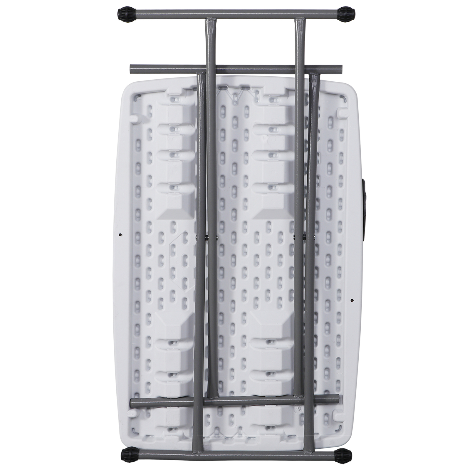 30" Plastic Card Table with Resin Top Game Table for Puzzles Crafting Folding