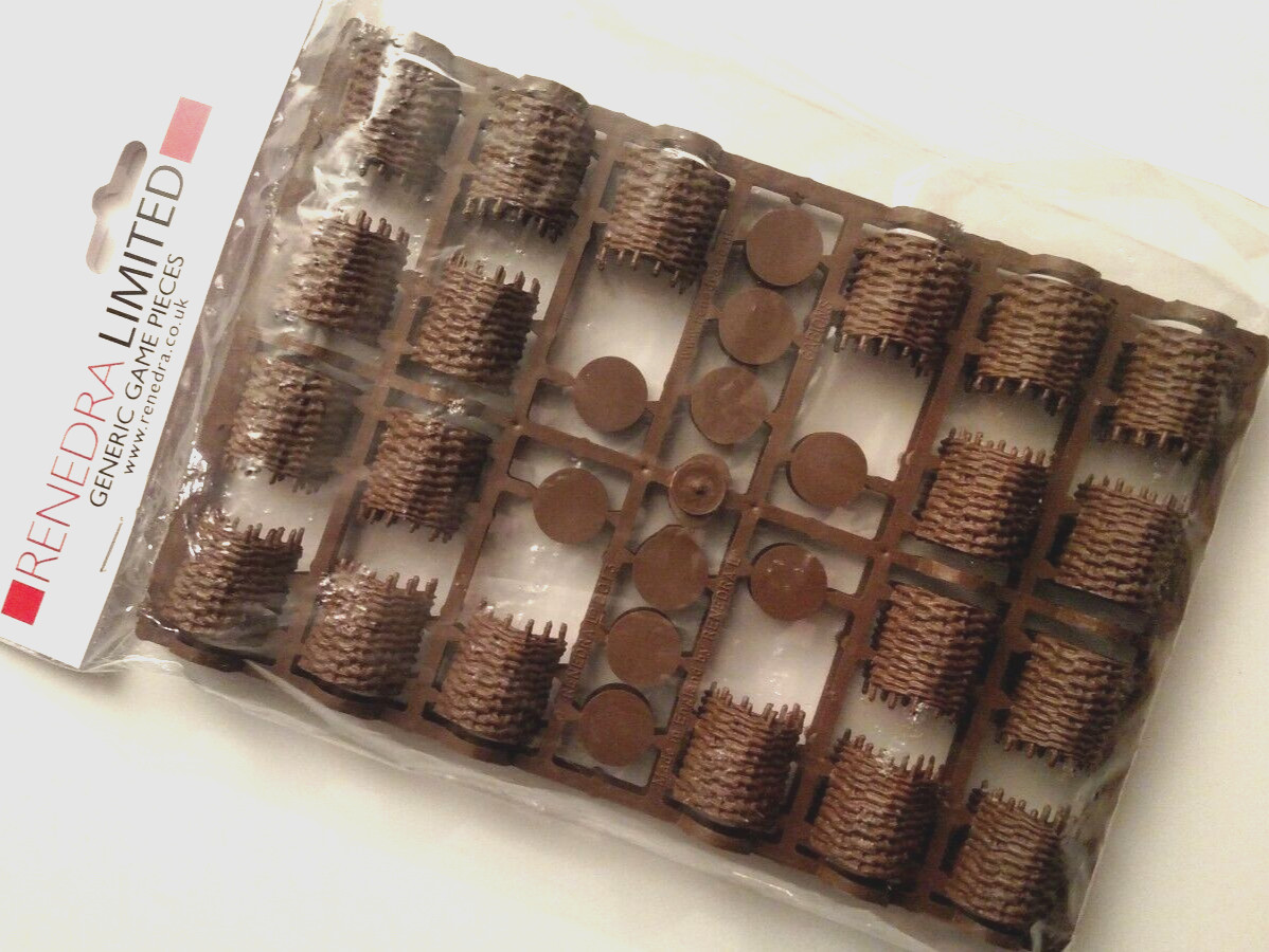 Renedra Plastic - GABIONS (20) - 28mm Black Powder or American Civil War