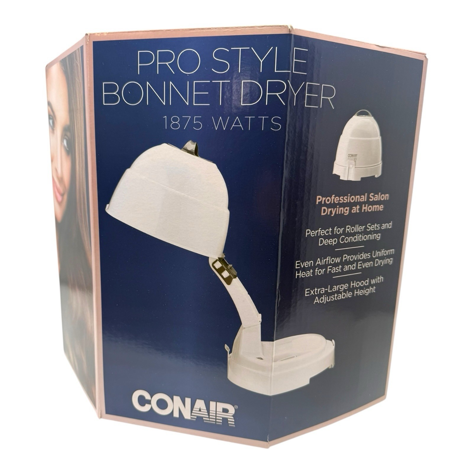 Conair Pro Style Bonnet Hood Hair Dryer HH320RNX 1875W Ionic Adjustable Height W