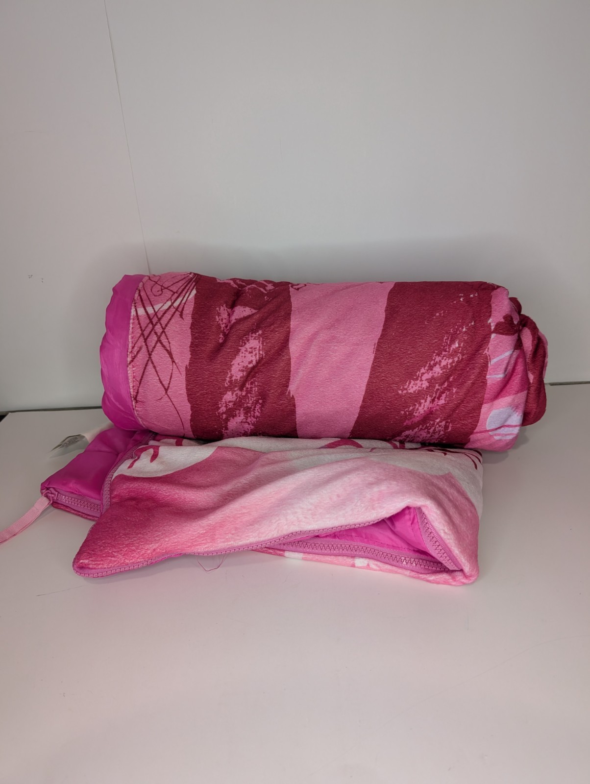 Rare Pink Disney Hannah Montana Slumber Tote (Sleeping Bag 30”x 67” & Tote Bag)