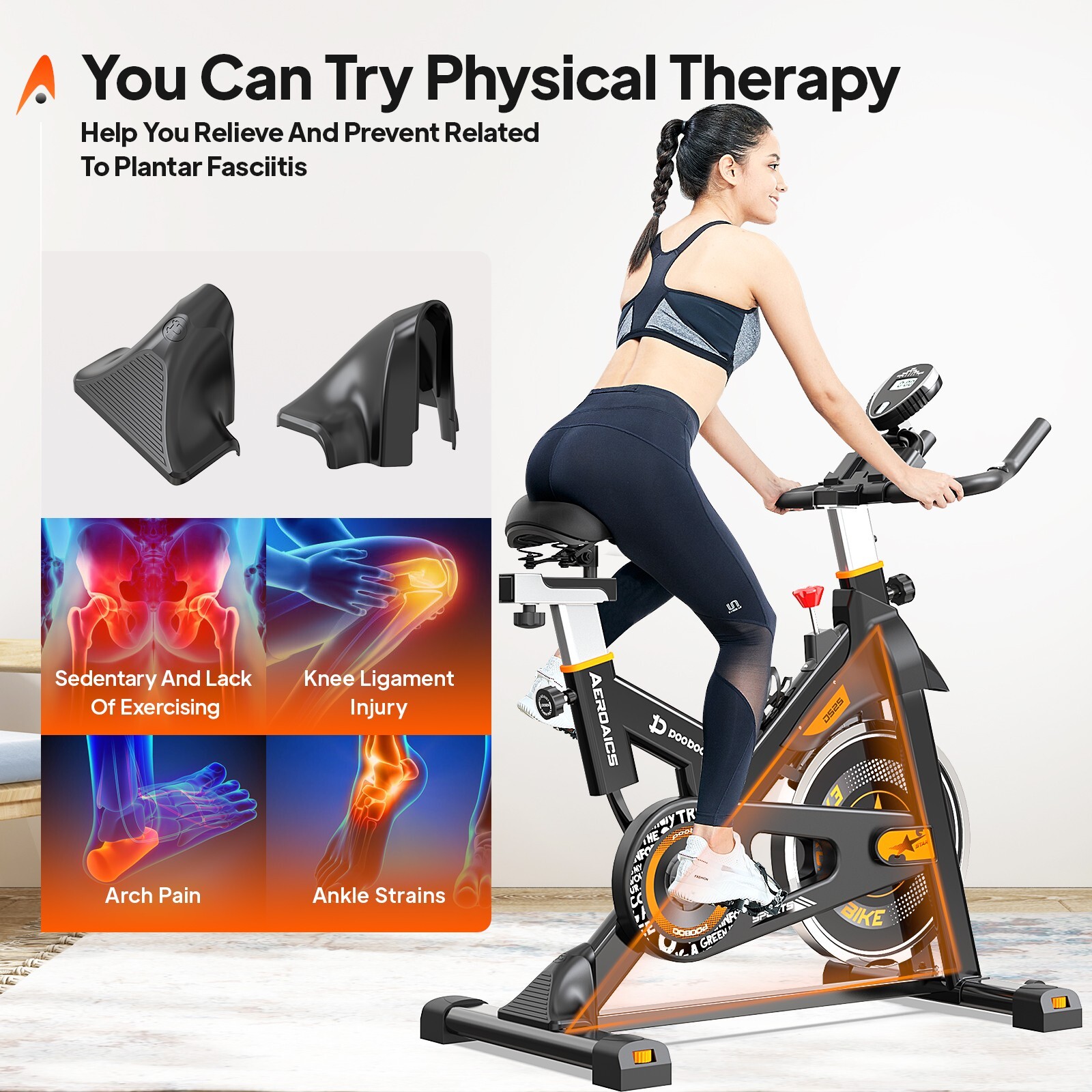 Indoor Cycling Bike Exercise Bike Stationary Bike Bicycle Cardio Workout Bike