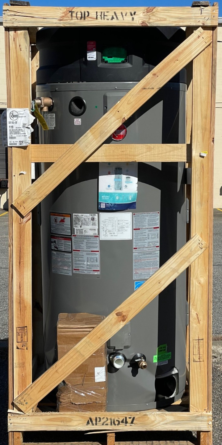 NEW Rheem NG Triton Super Duty 119 Gallon Commercial Water Heater  GHE119SU-500