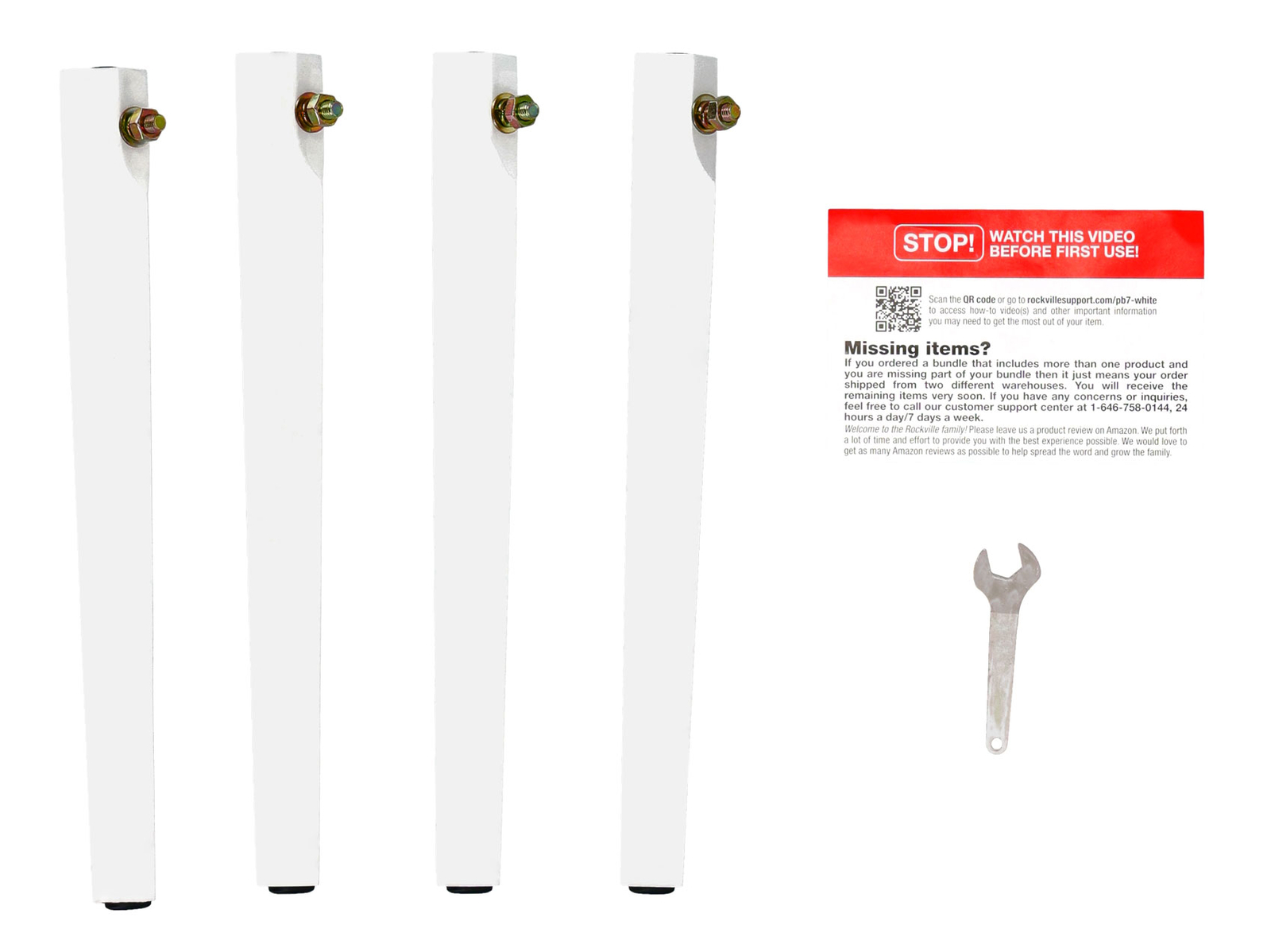 Rockville PB7 WHITE Premium Piano Bench w/Thailand Wood, Comfy Padding + Storage