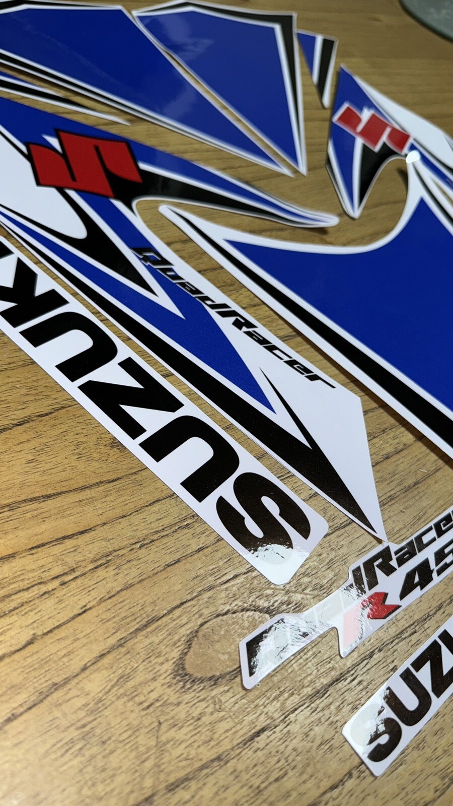 Suzuki LTR450 2006 QuadRacer White Full Graphics Decals