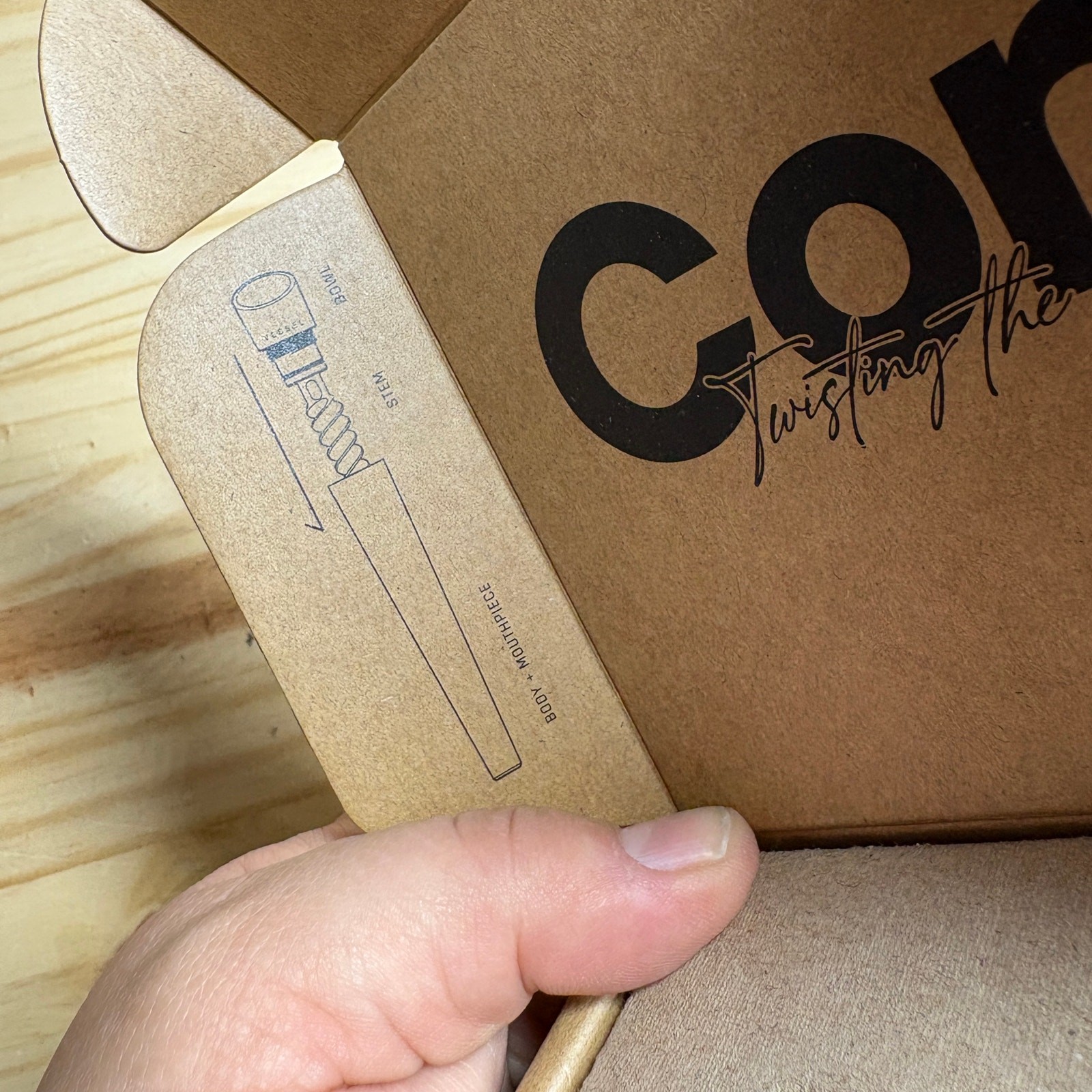 Vessel Cone Twisting The Narative Sleek - Rose Gold