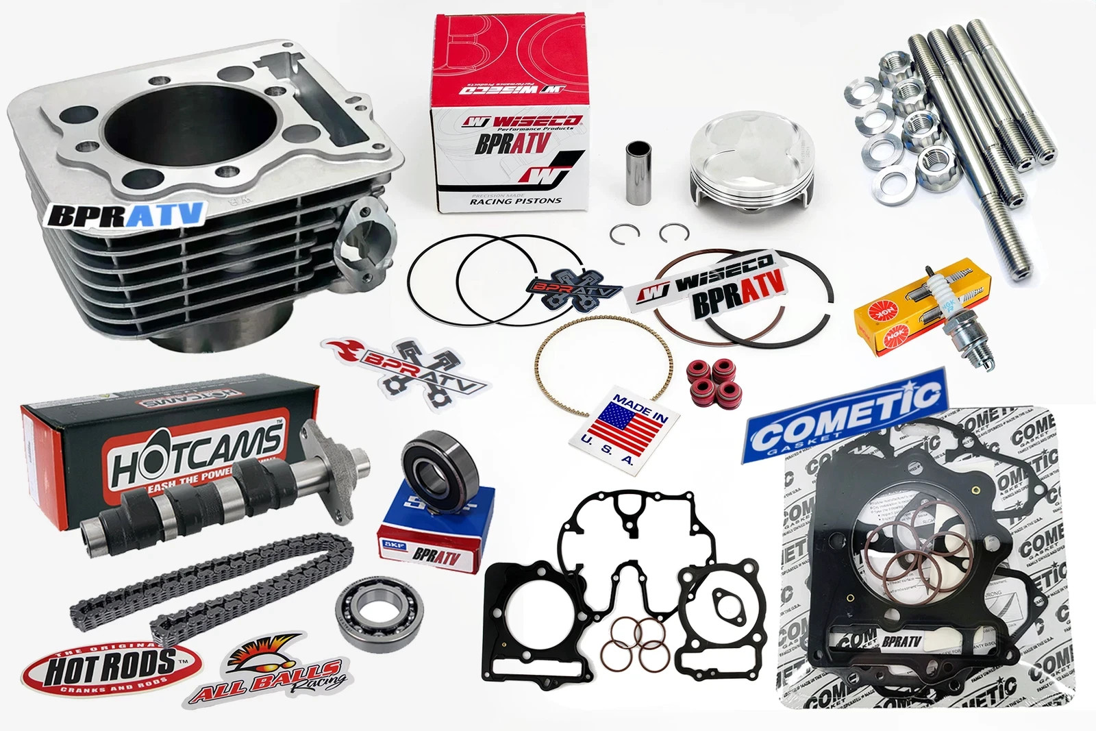 400EX 400X XR400 89m 440 Big Bore Kit Stage 3 Hotcam 1051-3 Cam Top End Redo Kit