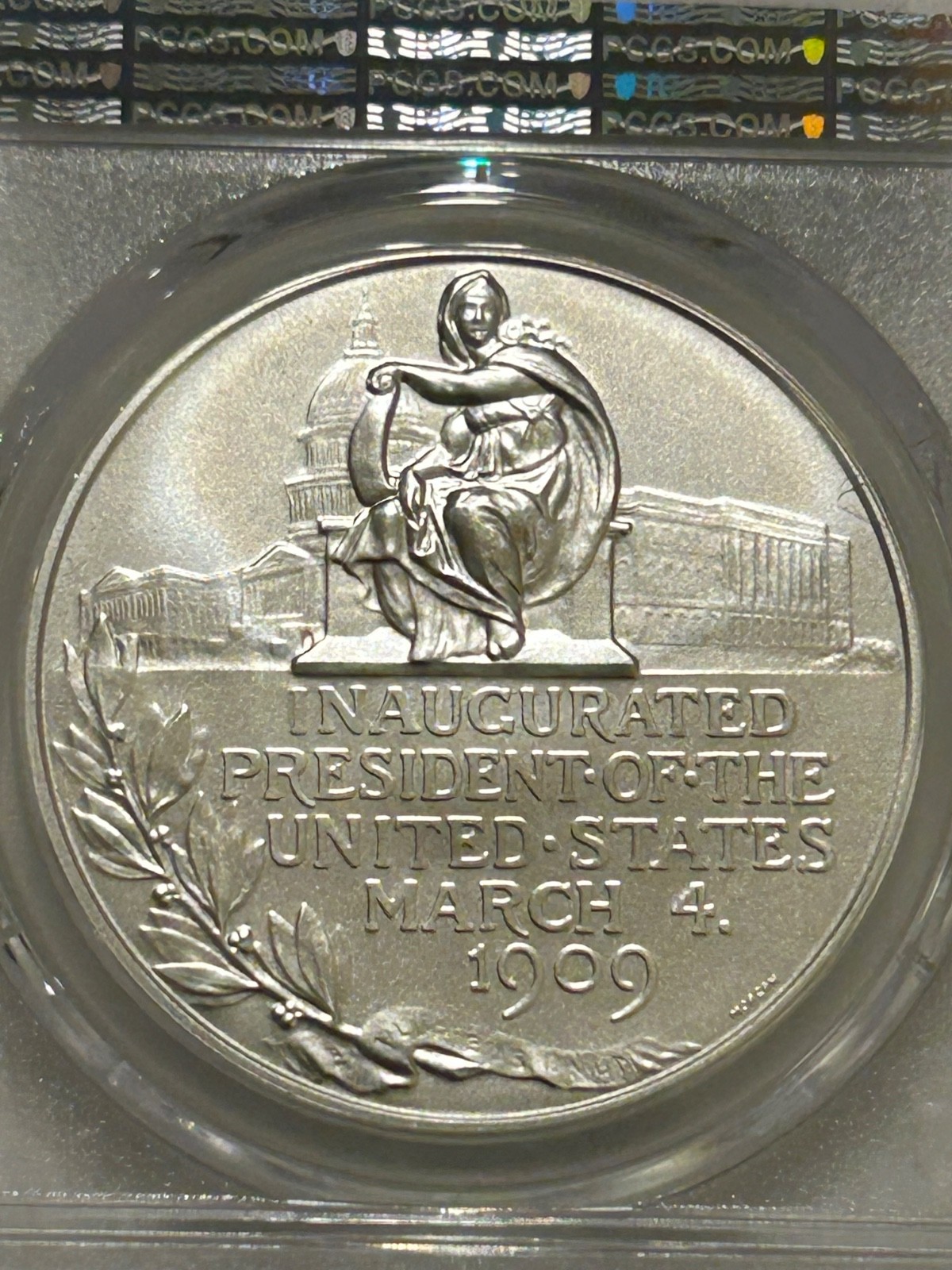 2025 William H Taft 1oz Silver Medal PCGS MS69 US Mint Presidential Series