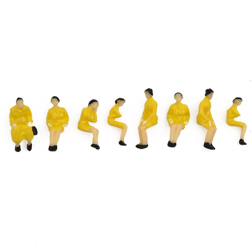 90Pcs HO Scale ALL Seated People Sitting Figures Passengers Different Poses New