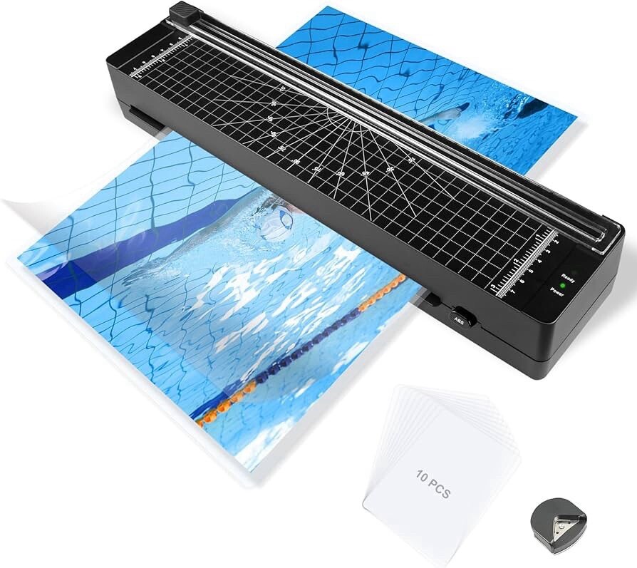 Laminator 13-inch Thermal Laminator with A3Laminating Sheets 10pcs A3-399