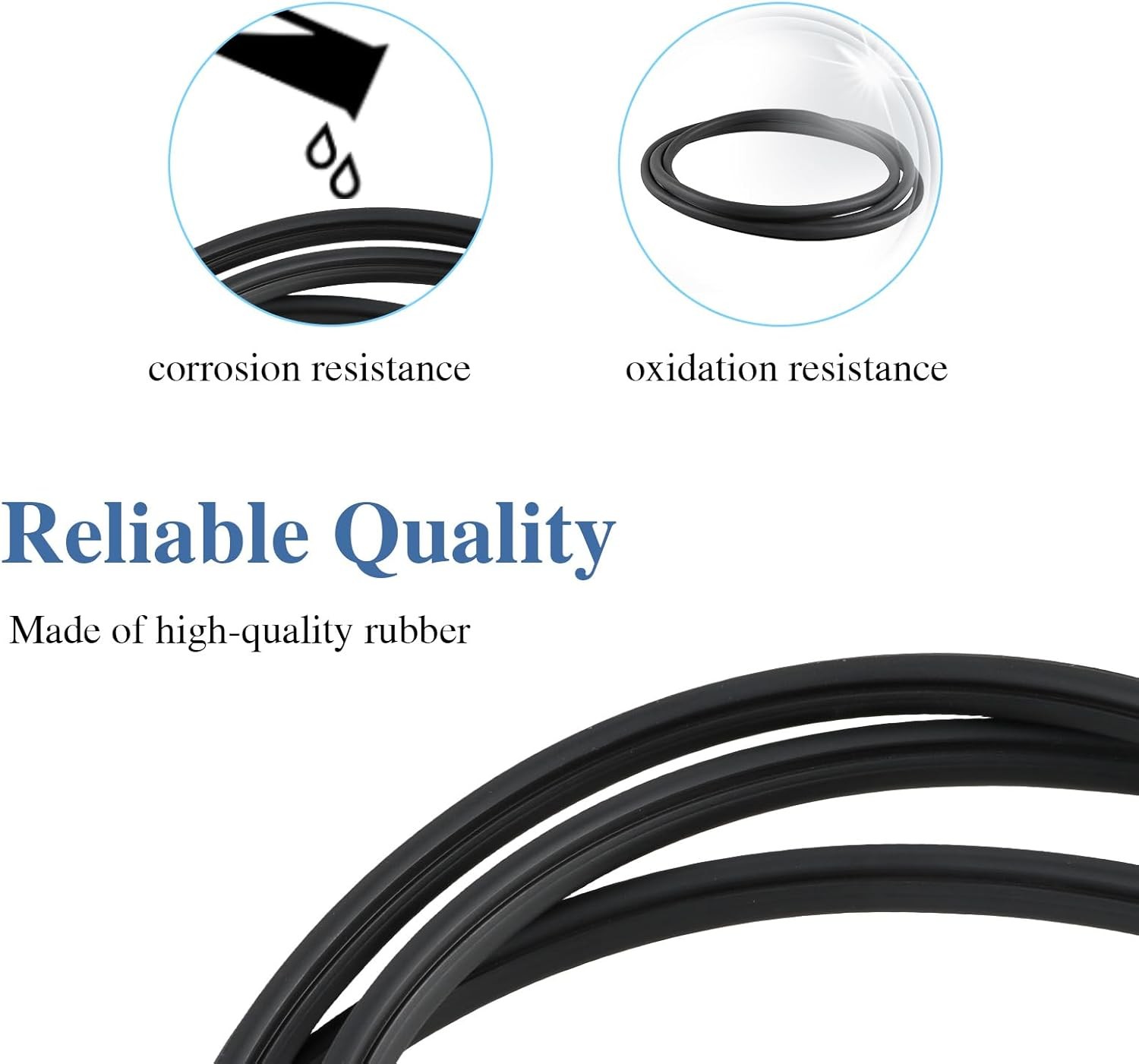 Sunroof Glass Seal Glass Roof Seal Glass Weatherstrip Compatible with 2008-2012